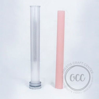 Stripped cylinder for church candle 2