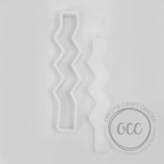 Candle holder candle Zig Zag 2