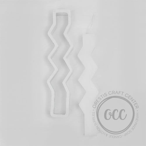 Candle holder candle Zig Zag