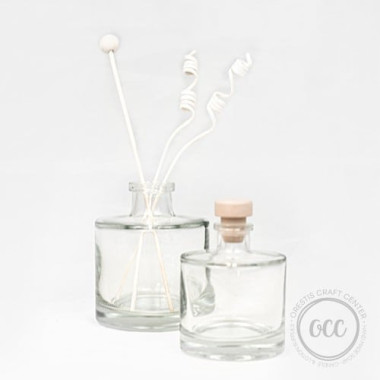 Air Freshener Transparent Round with Cap