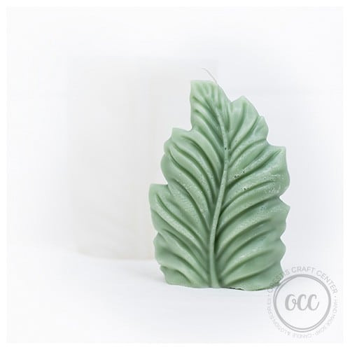 Feather candle mold