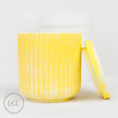 Stripped jar with lid