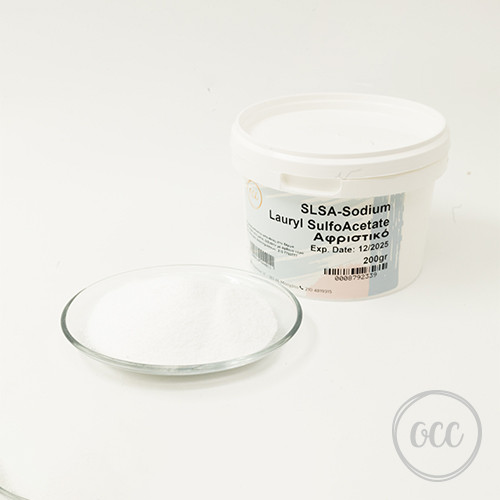 Sodium Lauryl Sulfoacetate (SLSA) – Foaming agent