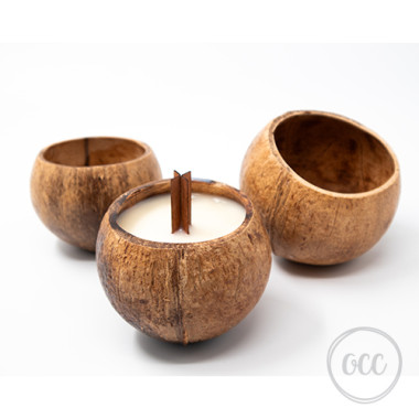 Natural Coconut shell (for container candles)