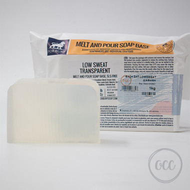 Βάση Σαπουνιού Γλυκερίνης Διάφανη LOW SWEAT SLS FREE