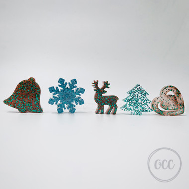 Christmas ornaments (for liquid glass) 2
