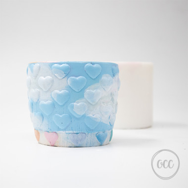 Jar with hearts
