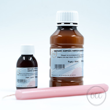 Water Varnish for candles