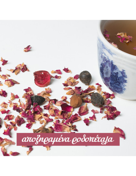 Ροδοπέταλα αποξηραμένα 50 gr