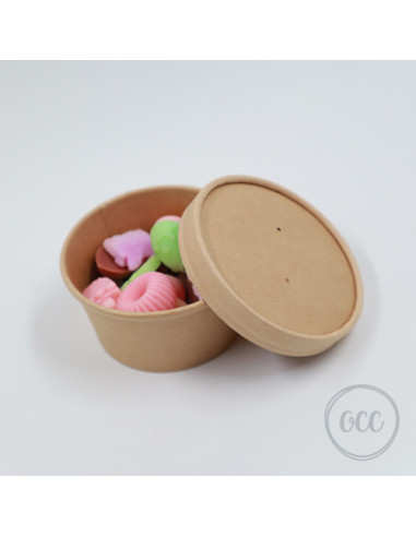 Paper cup with lid for wax melts